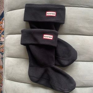 Hunter Short Black Boot Socks